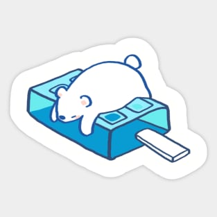 just chilling Sticker